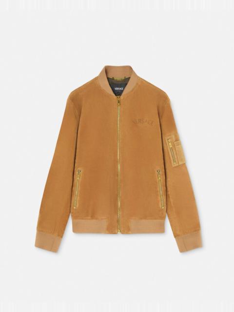 Suede Bomber Jacket