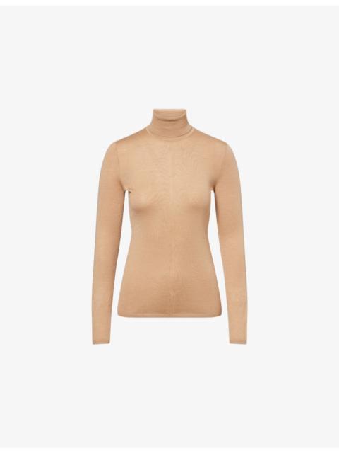 Steinem Turtleneck Cashmere-And-Silk Jumper