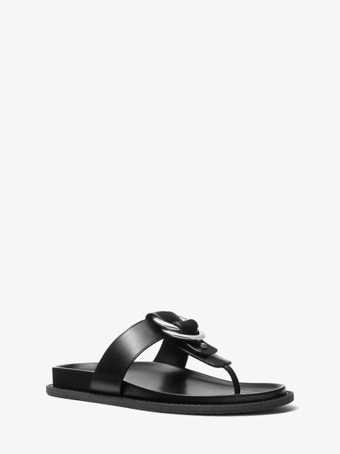 Jaden Leather Thong Sandal