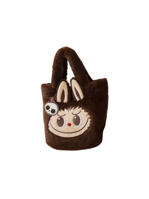 Pop Mart The Monsters Labubu Classic Bag Series Reversible Plush Bag Brown