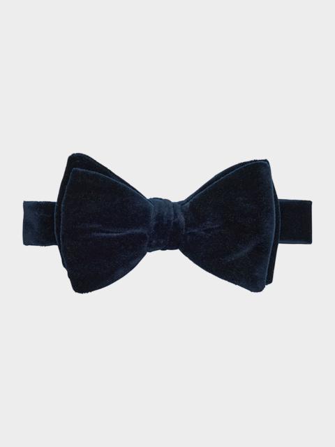 Men's Solid Cotton Bow Tie