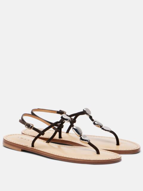 Nairobi suede sandals