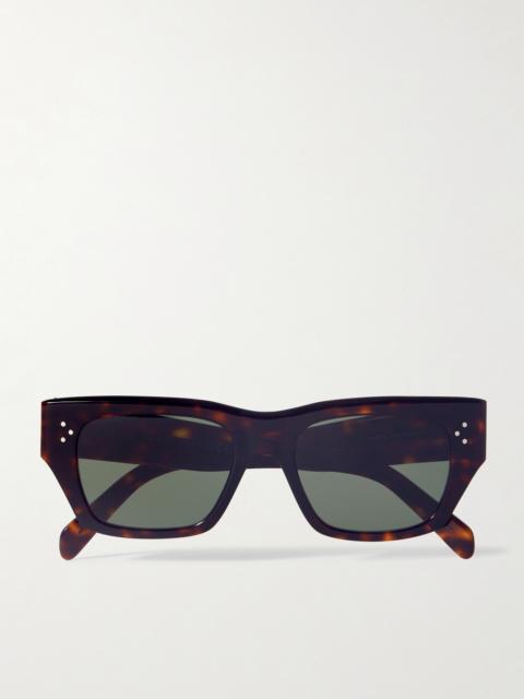 Square-frame Tortoiseshell Acetate Sunglasses