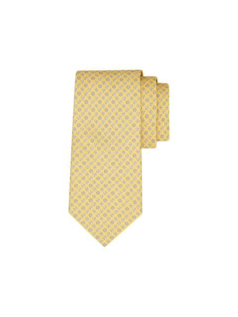 Sport print silk tie