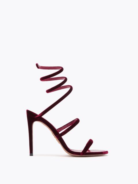CLEO RUBY VELVET SANDAL 105
