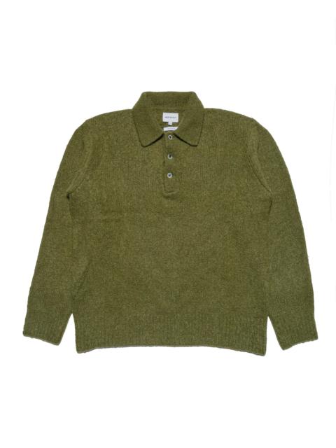 Rasmus Relaxed Brushed Polo Ivy Green