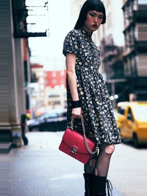 COLLARED BABYDOLL DRESS