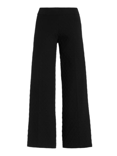Exclusive Harry Knit Wide-Leg Pants black