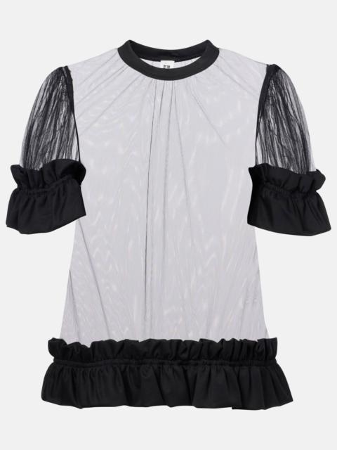 Sheer tulle top