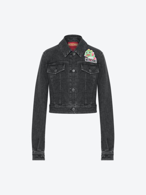 CHINESE NEW YEAR BLACK DENIM JACKET