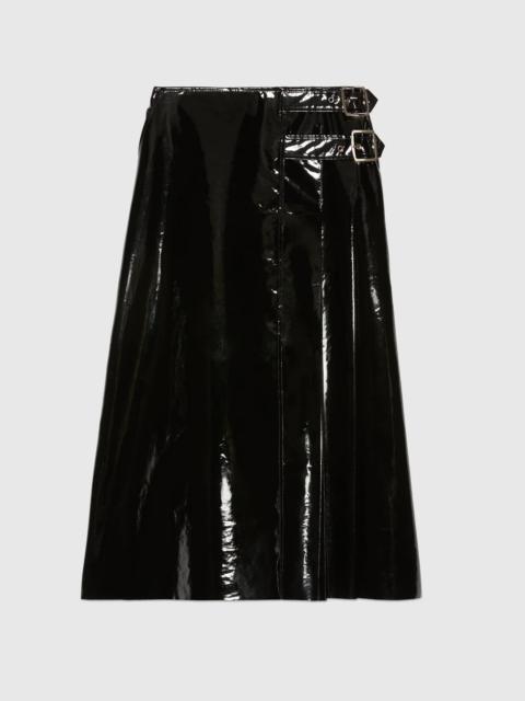 Vinyl effect skirt