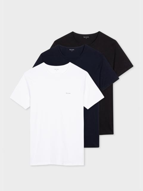 Cotton Logo Lounge T-Shirts Three Pack