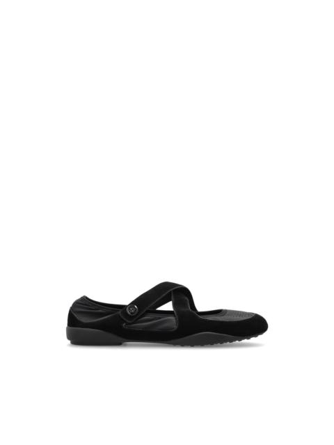 Romy criss-cross strap ballet flats