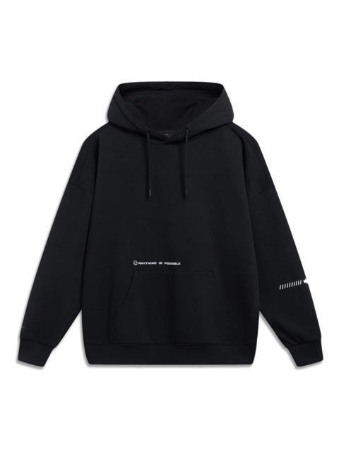 Li-Ning Anything Is Possible Graphic Hoodie 'Black' AWDT599-1