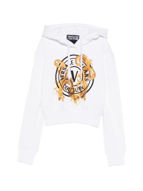 logo-print hoodie