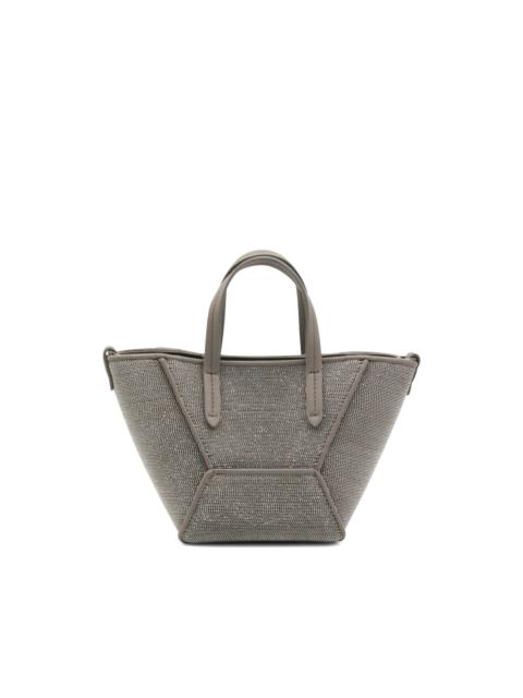 embellished tote bag