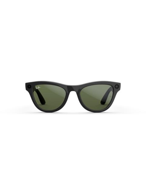 Ray-Ban Meta Skyler (Gen 2) Shiny Black Green Lenses