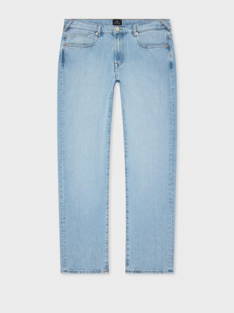 Relaxed Tapered-Fit Light Wash 'Organic Vintage Stretch' Jeans