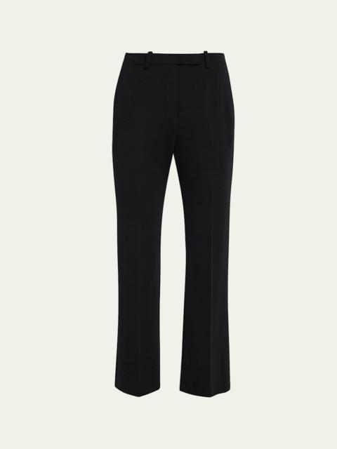 Darry Kickflare-Leg Crop Trousers