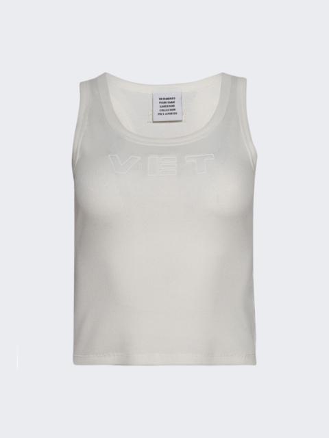 Vet Tank Top White