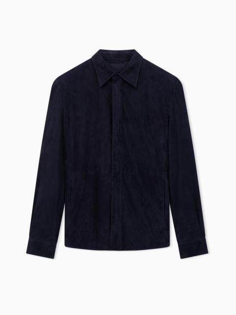 ASV LAMBSKIN SUEDE SHIRT JACKET