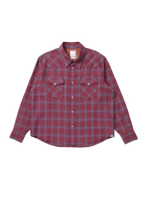 FOUR CORNERS CHECK L/S RED