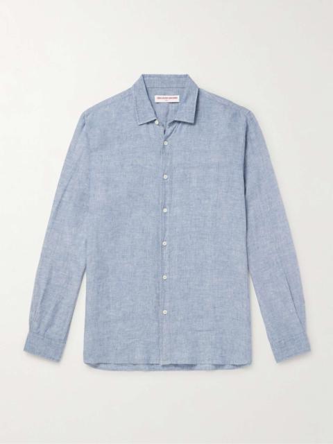 Justin Linen-Chambray Shirt