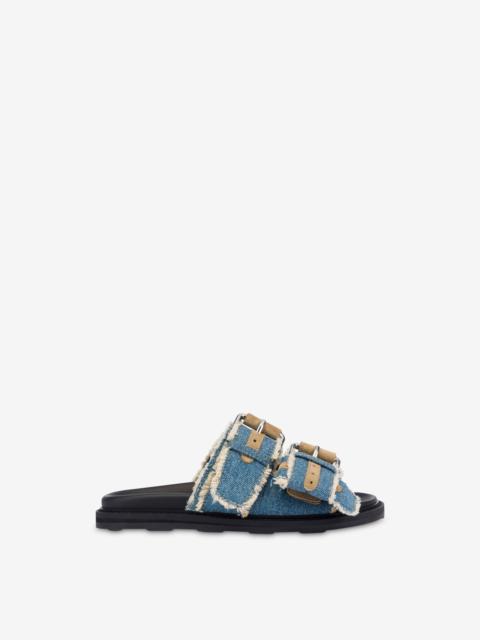 DENIM SANDALS