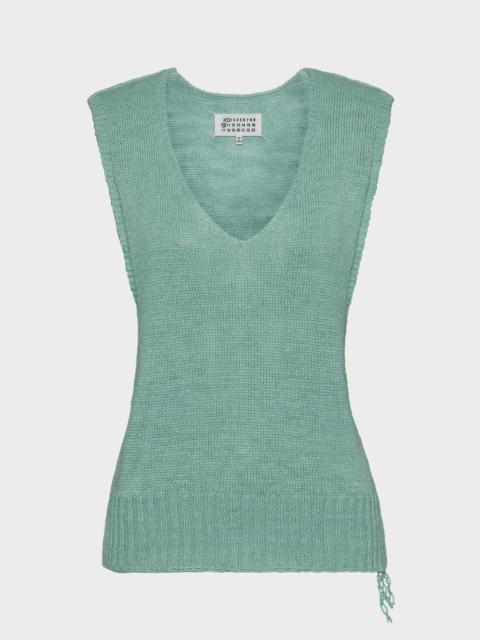 Gardening hemp knit vest
