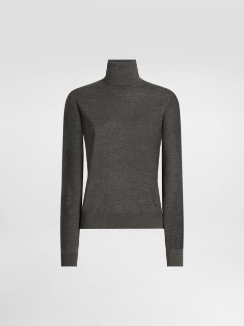Cashmere turtleneck pullover