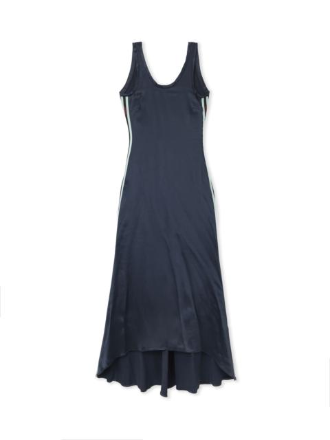 Satin Backless Midi Dress