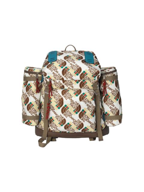 Gucci x The North Face Large Backpack Brown/White