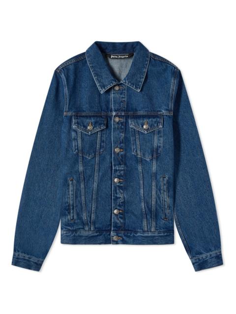 Palm Angels Stud Monogram Denim Jacket