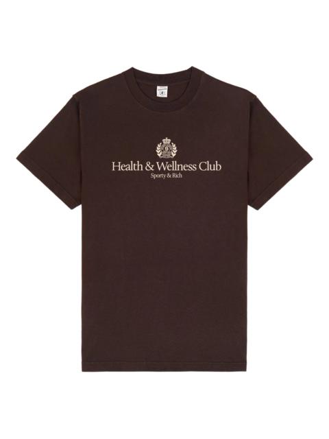 Sporty & Rich H&W Crest Graphic-print T-shirt