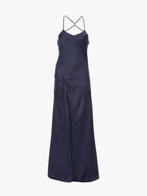 Draped Cami Gown In Eclipse