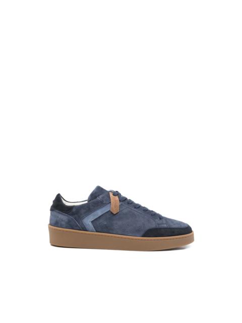 suede panelled sneakers