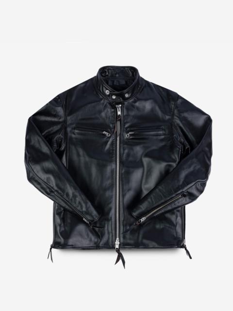 JAPANESE HORSEHIDE RIDER’S JACKET - BLACK (TEA-CORE DYED)