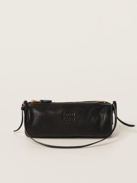 Nappa leather pouch