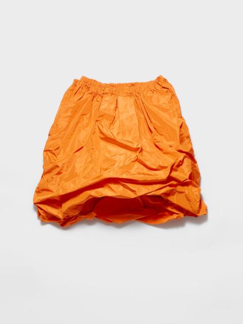 Technical taffeta skirt