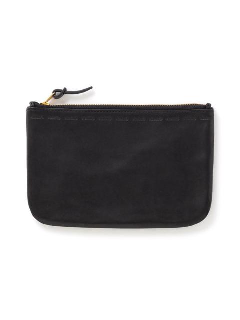 LEATHER TRAVEL POUCH BLACK