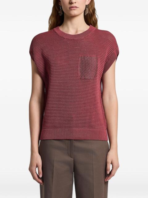 pocket knitted top