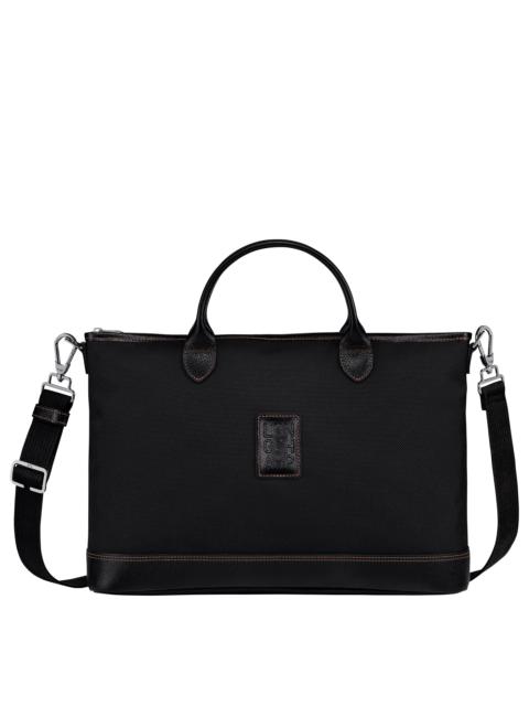 Boxford S Briefcase Black - Canvas