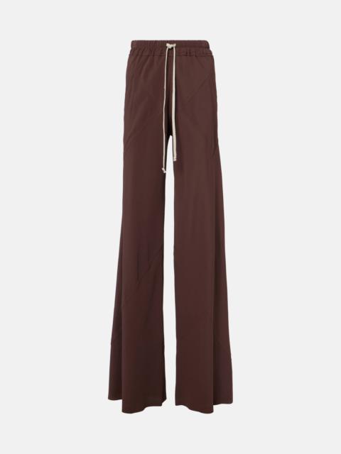 Dietrich Drawstring crêpe cady straight pants