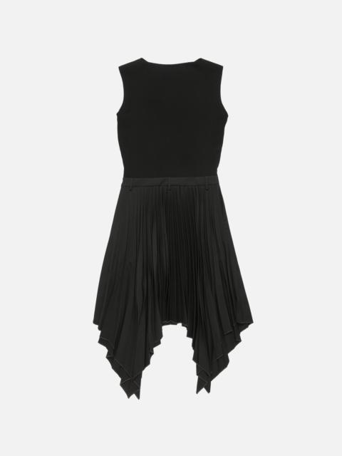 Layered midi dress - Black