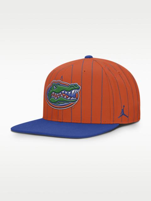 Florida Primetime Pin Stripe 2-Tone Men's Jordan Brand Dri-FIT College Adjustable Hat