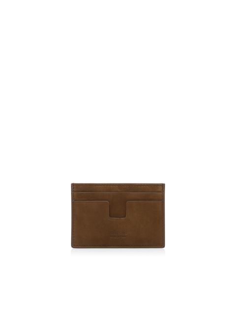 NUBUCK T LINE CLASSIC CARD HOLDER