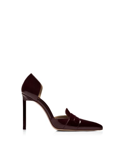 PATENT LEATHER EVA D'ORSAY PUMP