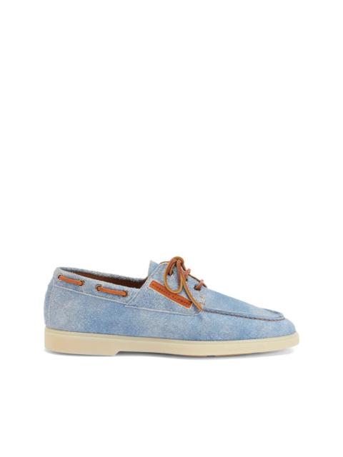 denim boat shoes
