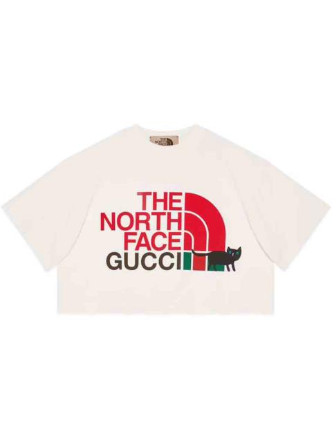 Gucci x The North Face Crop T-shirt Off-White