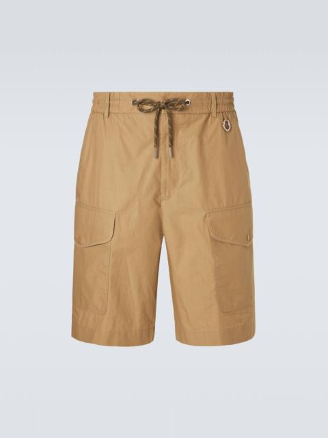Cotton cargo shorts